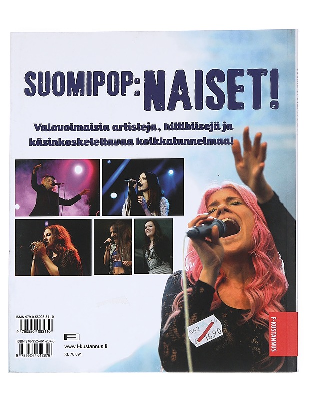 Suomipop : naiset - Abreu, Anna - Musiikki- ja elokuvakirjat - 10105549177 - 1