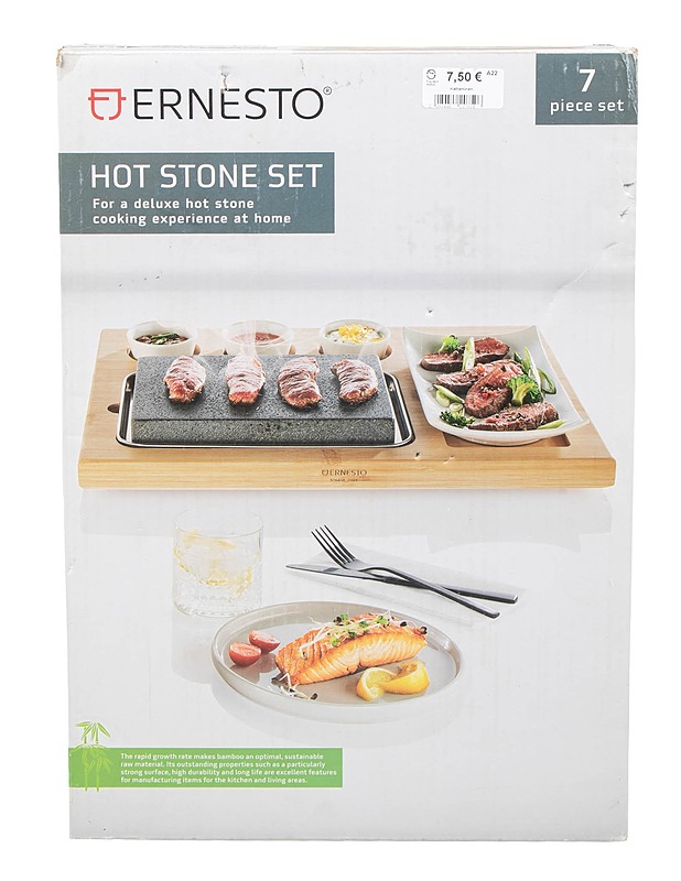 ERNESTO Hot Stone laavakivisetti - Muut astiat - 10105549193 - 0