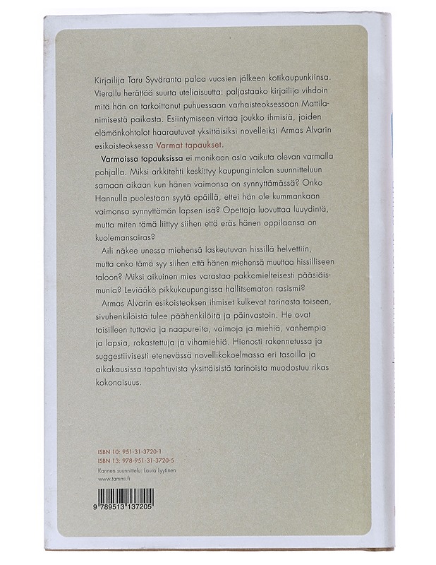 Varmat tapaukset : novelleja - Armas Alvari - Romaanit ja novellit - 10105549242 - 1