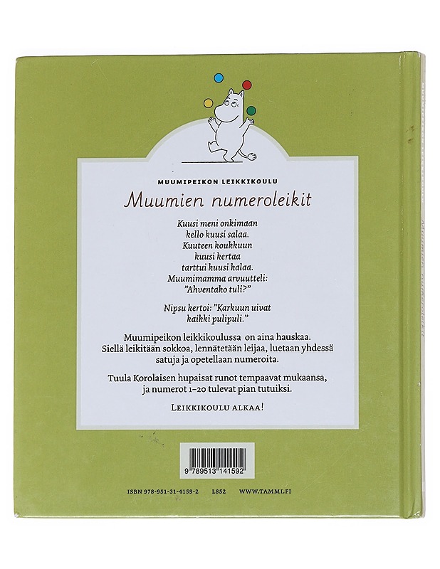 Muumien numeroleikit - Korolainen, Tuula - Lastenkirjat - 10105549303 - 1