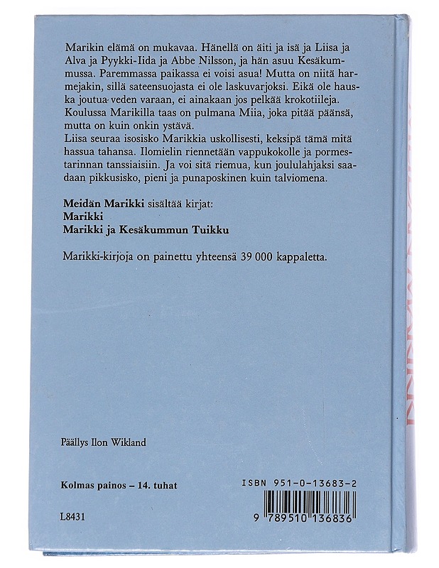 Meidän Marikki - Lindgren, Astrid - Lastenkirjat - 10105549422 - 1
