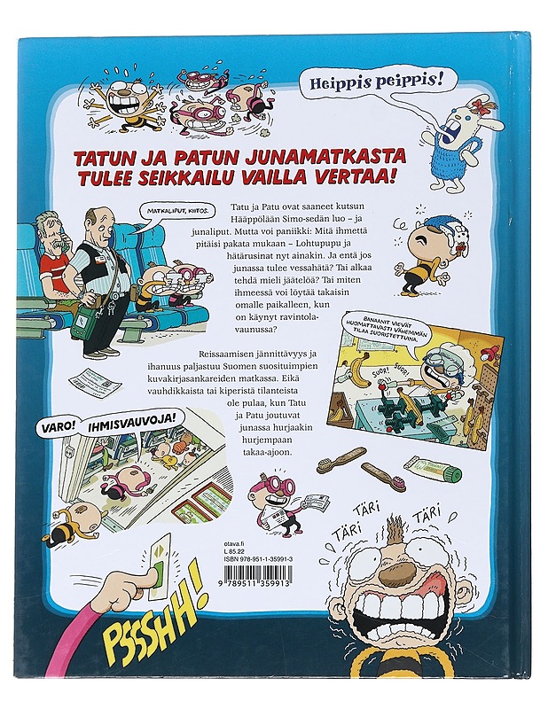 Tatu ja Patu : kovaa menoa kiskoilla - Havukainen, Aino - Lastenkirjat - 10105549491 - 1