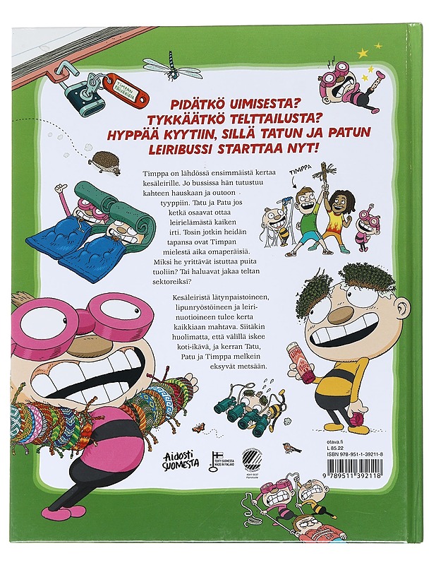 Tatu ja Patu kesäleirillä - Havukainen, Aino - Lastenkirjat - 10105549496 - 1