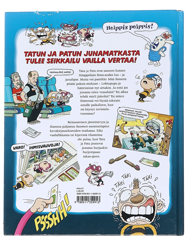 Tatu ja Patu : kovaa menoa kiskoilla - Havukainen, Aino - Lastenkirjat - 10105549500 - 1