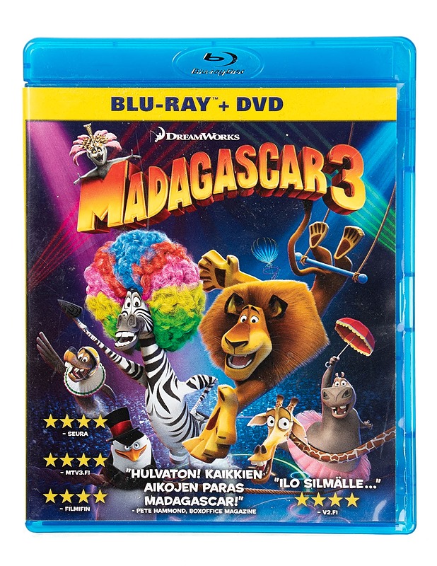 Madagascar 3 - Blu-ray + DVD - Blu-ray-levyt - 10105549553 - 0