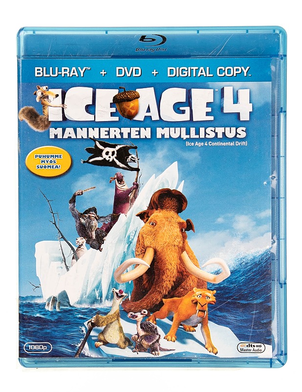 Ice Age 4 : mannerten mullistus - Blu-ray - DVD-elokuvat - 10105549599 - 0