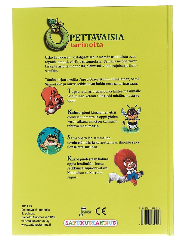 Opettavaisia tarinoita - Usko Laukkanen - Lastenkirjat - 10105549601 - 1