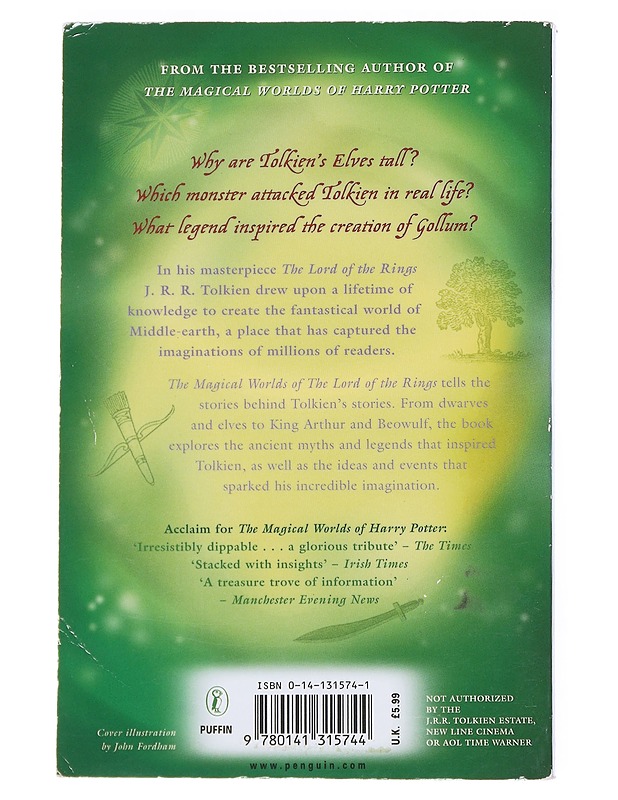 The Magical Worlds of the Lord of the Rings - David Colbert - Lastenkirjat - 10105549600 - 1