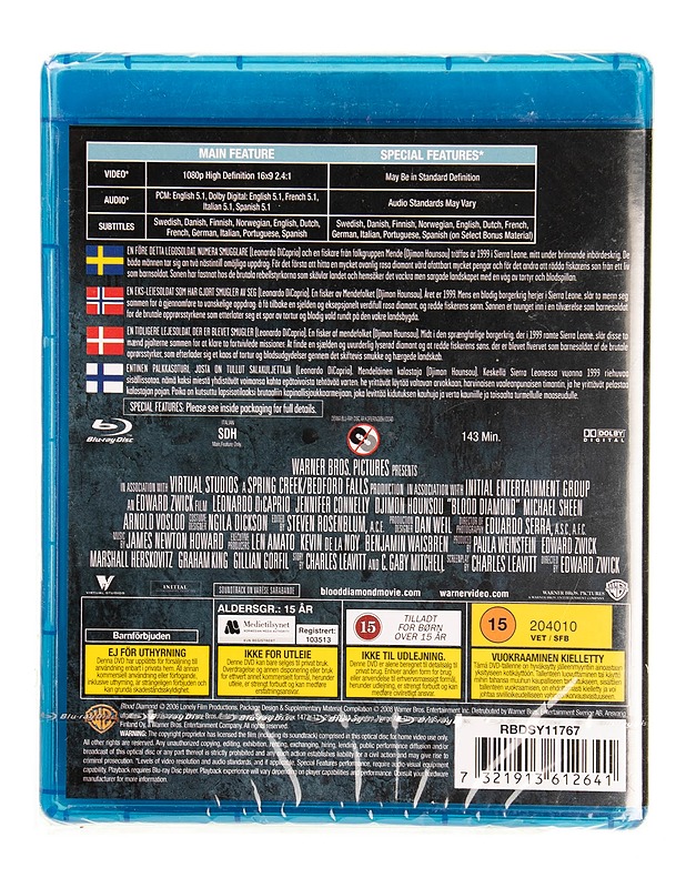 Blood diamond - Blu-ray - Blu-ray-levyt - 10105549628 - 1