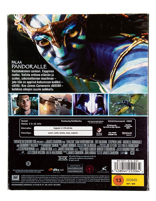 Avatar - Blu-ray - DVD-elokuvat - 10105549686 - 1
