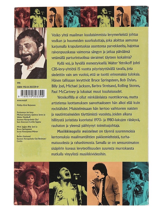 Musiikkimogulin muistelmat - Yetnikoff, Walter - Elämäkerrat ja muistelmat - 10105549759 - 1