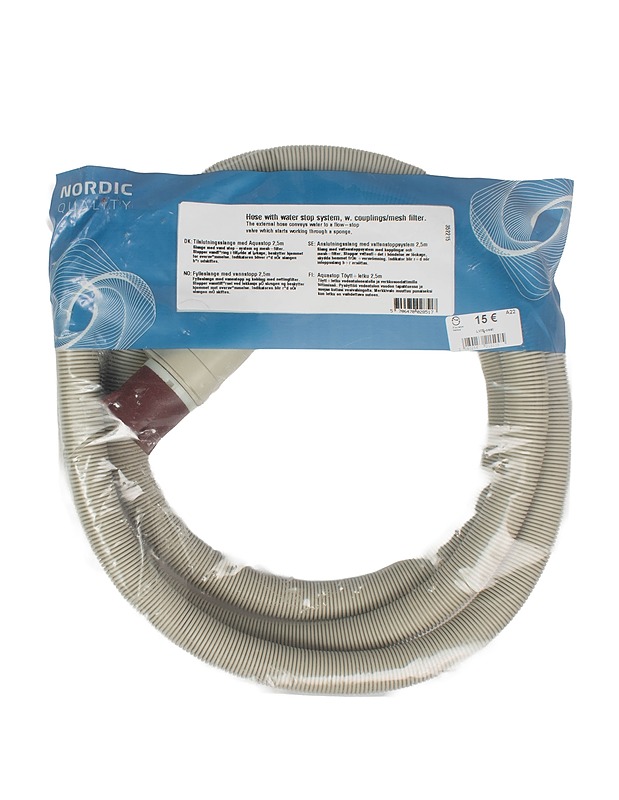 NORDIC QUALITY Aquastop täyttöletku 2,5 m - Rakennustarvikkeet - 10105549763 - 0