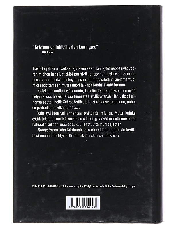 Tunnustus - Grisham, John - Jännitys ja dekkarit - 10105549762 - 1