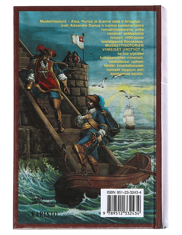 Muskettisoturien viimeiset urotyöt. 2, Bragelonnen varakreivi : historiallinen romaani Ludvig XIV:n hovista - Dumas, Alexandre, vanh - Romaanit ja novellit - 10105549842 - 1