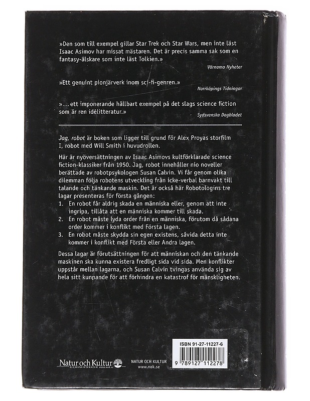 Jag, robot / novellsamling - Asimov, Isaac - Romaanit ja novellit - 10105549925 - 1