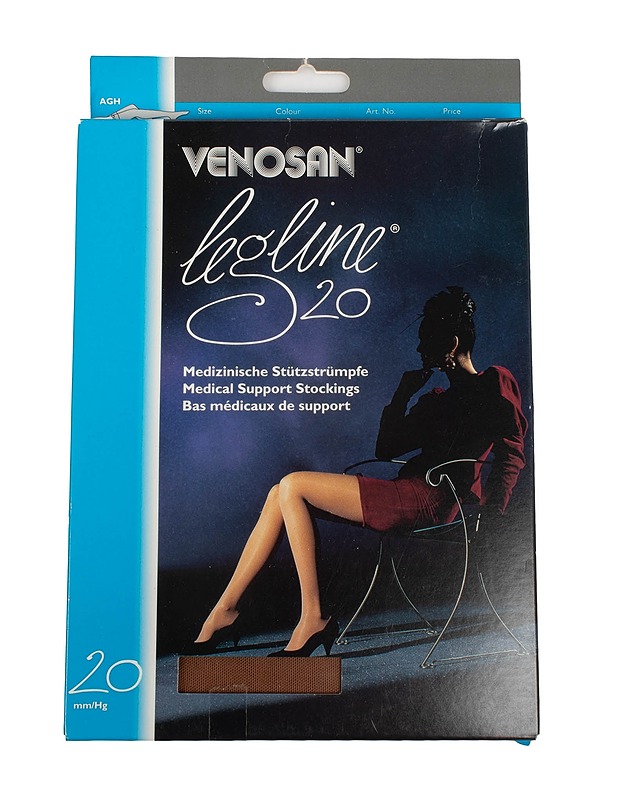 VENOSAN Legline tukisukat, L, 20 den - Alusvaatteet - 10105549931 - 0