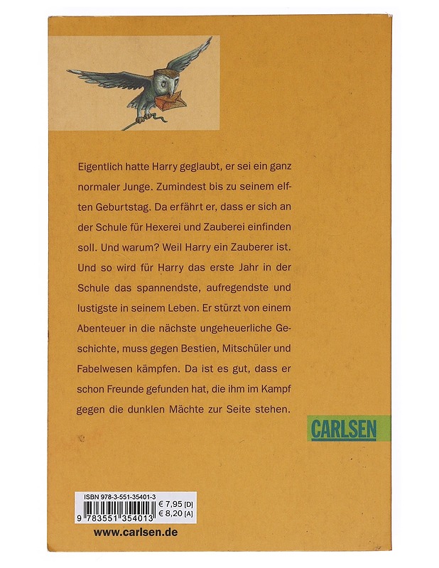 Harry Potter und der Stein der Weisen - Rowling, J. K. - Fantasia- ja scifi - 10105549932 - 1