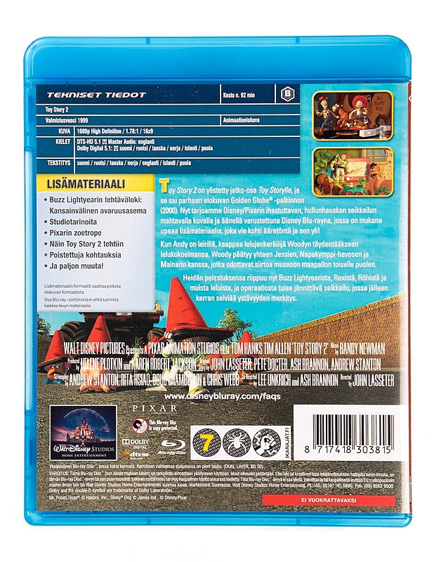 Disney/Pixar : Toy story 2 - Blu-ray - Blu-ray-levyt - 10105549936 - 1