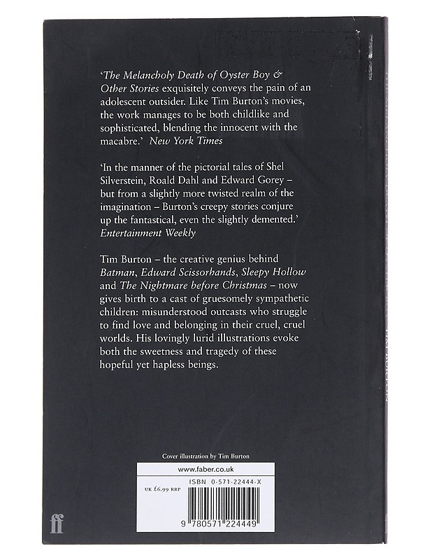 The melancholy death of oyster boy & other stories - Tim Burton - Romaanit ja novellit - 10105549965 - 1