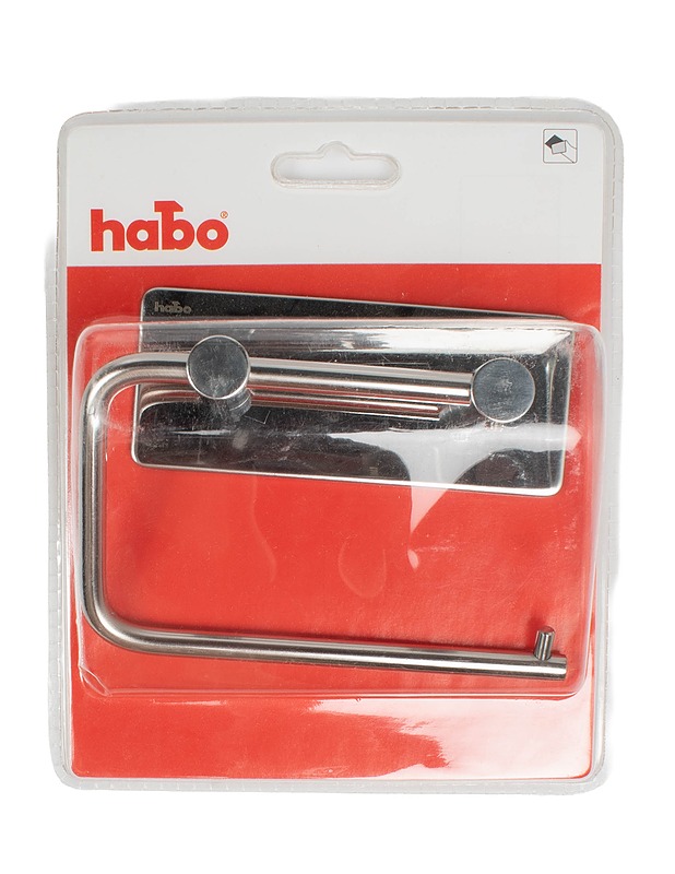 HABO WC-paperiteline, ruostumaton, kiillotettu - Rakennustarvikkeet - 10105549968 - 0