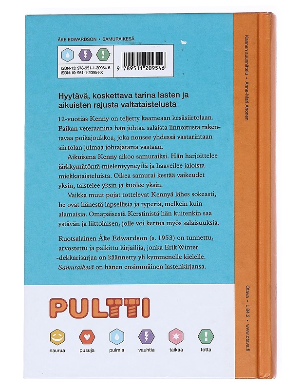 Samuraikesä - Edwardson, Åke - Lastenkirjat - 10105550003 - 1