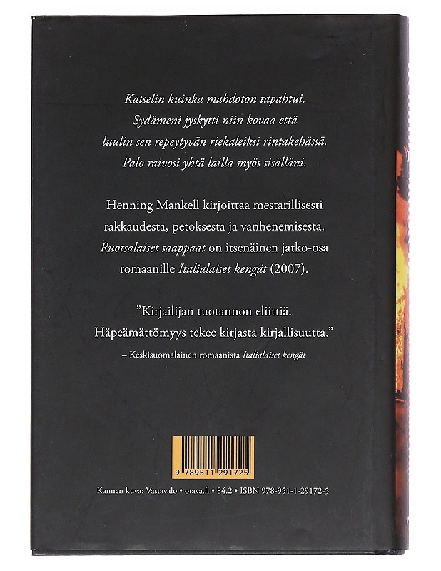Ruotsalaiset saappaat - Mankell, Henning - Romaanit ja novellit - 10105550011 - 1