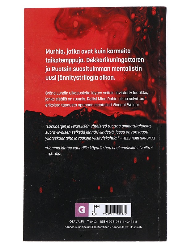 Mentalisti - Camilla Läckberg - Jännitys ja dekkarit - 10105550023 - 1
