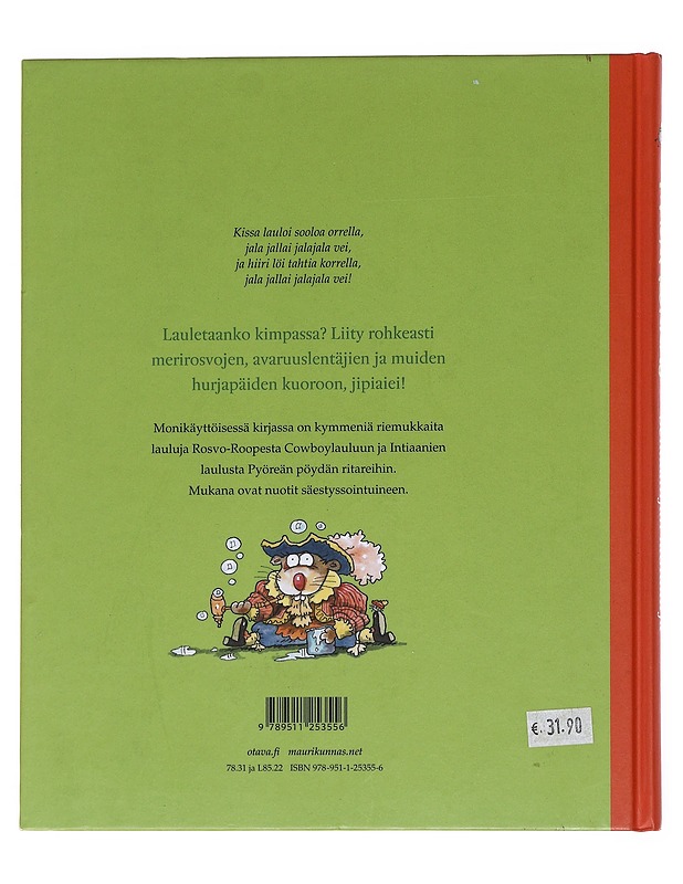 Seikkailijan laulukirja - Kunnas, Mauri - Lastenkirjat - 10105550026 - 1