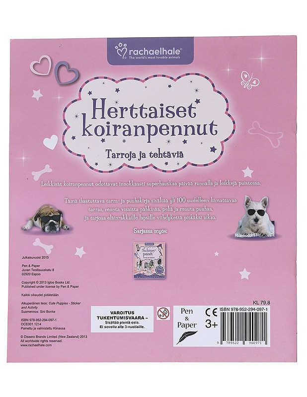 Herttaiset koiranpennut - Bonke, Sini - Tietokirjat ja oppaat - 10105550077 - 1
