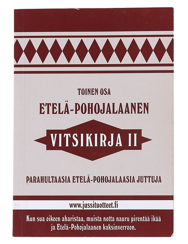 Etelä-Pohojalaanen vitsikirja. [II] - Kuusisto, Eija - Runot ja näytelmät - 10105550074 - 0