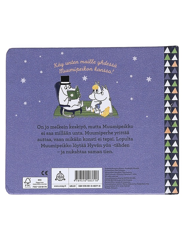 Nuku hyvin, Muumipeikko - Tove Jansson - Lastenkirjat - 10105550076 - 1