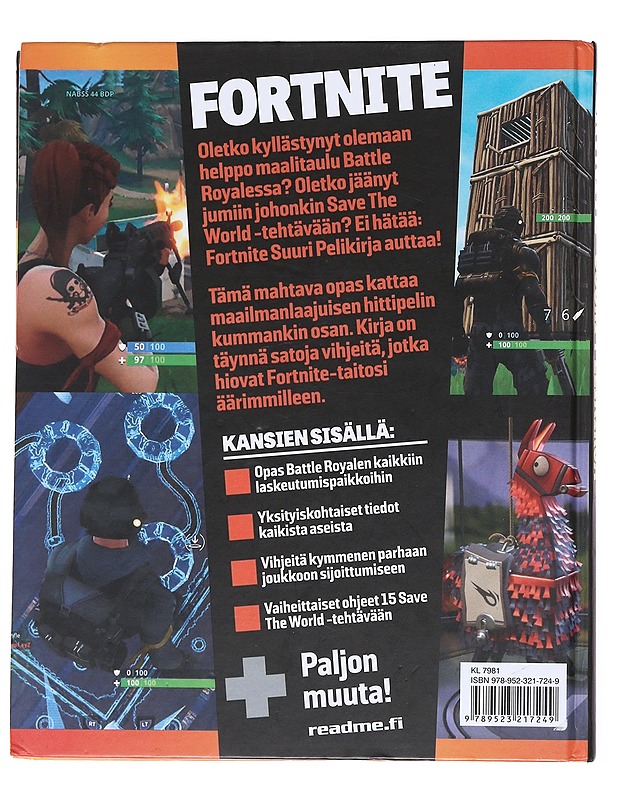 Fortnite : suuri pelikirja : Battle Royale + Save the World - Collins, Barry - Nuorten kirjat - 10105550127 - 1
