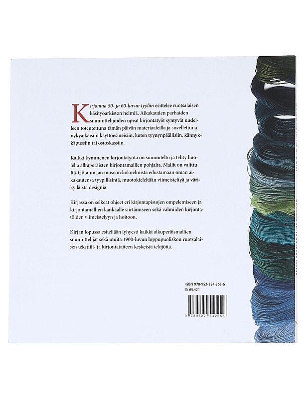 Kirjontaa 50- ja 60-luvun tyyliin - Svansbo, Ann-Sofie - Historiakirjat - 10105550128 - 1