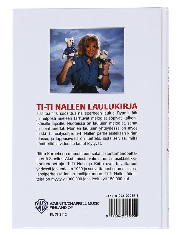 TI-TI Nallen Laulukirja -Virpi Kari - Lastenkirjat - 10105550164 - 1