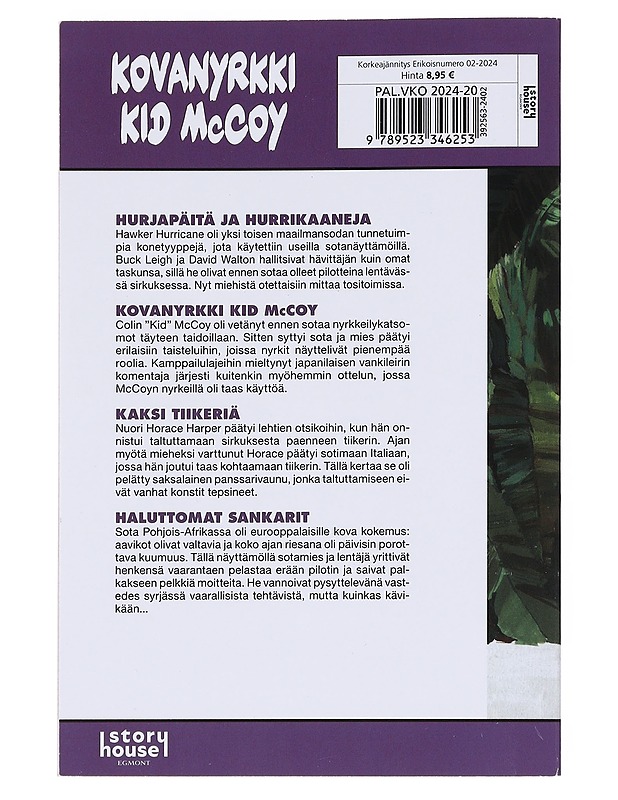 Korkeajännitys Erikoisnumero 02/2024: Kovanyrkki Kid McCoy - Antti Marttinen - Sarjakuvat - 10105550166 - 1
