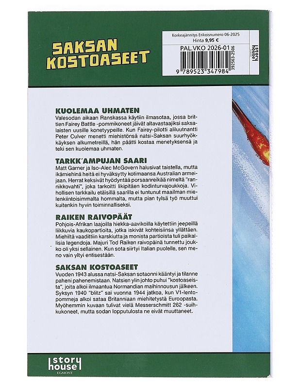 Korkeajännitys Erikoisnumero 06/2025: Saksan Kostoaseet - Antti Marttinen - Sarjakuvat - 10105550171 - 1