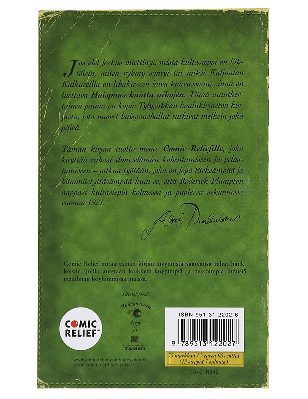 Huispaus kautta aikojen - Rowling, J. K. - Lastenkirjat - 10105550175 - 1