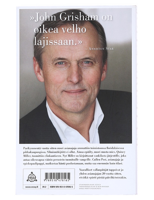 Oikeuden vartijat - Grisham, John - Jännitys ja dekkarit - 10105550186 - 1