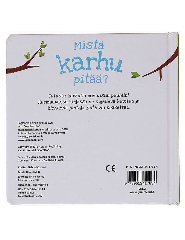 Mistä karhu pitää? - Mills, Daniel - Lastenkirjat - 10105550196 - 1