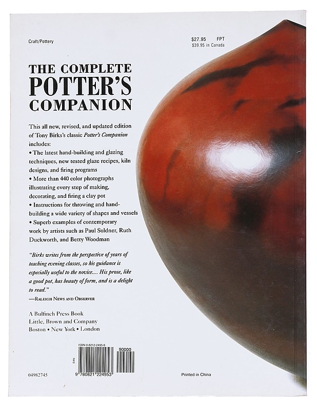 The Complete Potter's Companion - Birks, Tony - Käsityökirjat - 10105550201 - 1