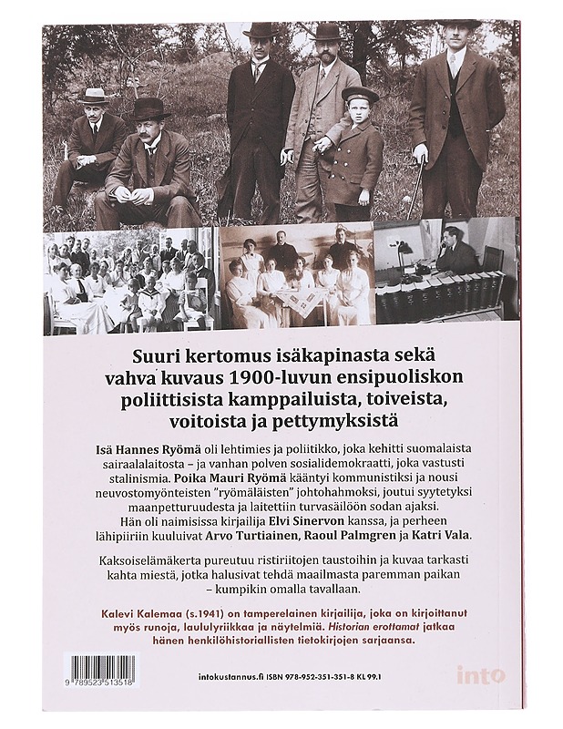 Historian erottamat : Kertomus Hannes ja Mauri Ryömästä - Kalevi Kalemaa - Elämäkerrat ja muistelmat - 10105550215 - 1