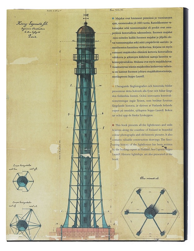 Suomen majakat = Finska fyrar = Finnish lighthouses - Seppo Laurell - Historiakirjat - 10105550225 - 1