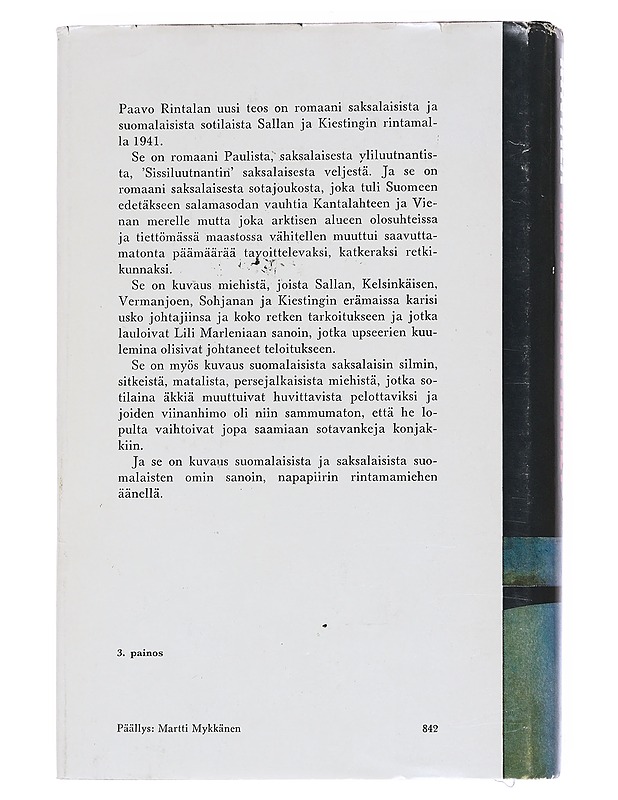 Paavo Rintala - Napapiirin Äänet: Salla-Kiestinki 1941 - Tietokirjat ja oppaat - 10105550222 - 1