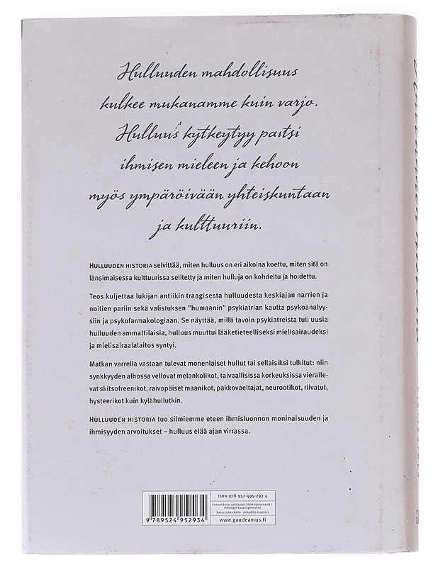 Hulluuden historia - Petteri Pietikäinen - Tietokirjat - 10105550231 - 1