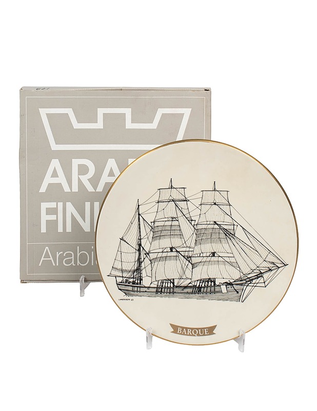 ARABIA Purjehtivat kauppalaivat Barque seinälautanen - Designsuosikit - 10105550254 - 0