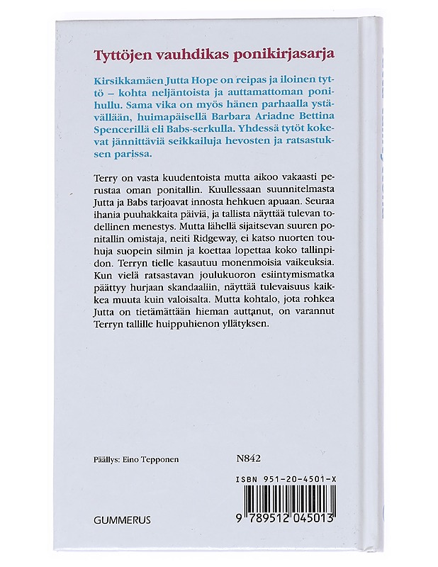 Jutta tallityttönä : tyttöromaani - Berrisford, Judith M. - Harrastekirjat - 10105550253 - 1