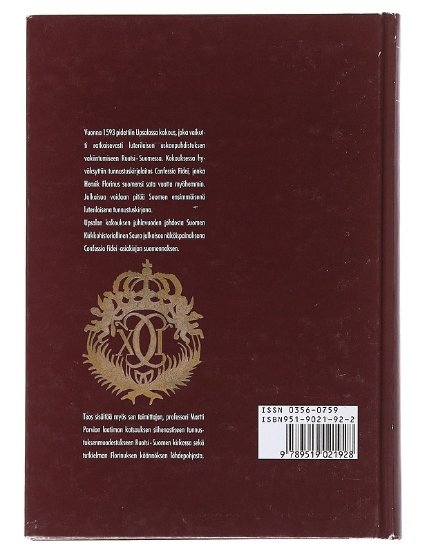 Suomen Kirkkohistoriallisen Seuran Toimituksia 162 - Martti Parvio - Tietokirjat ja oppaat - 10105550264 - 1