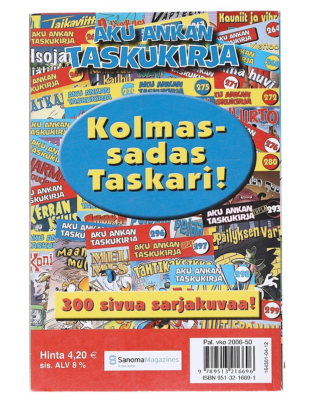 Aku Ankan Taskukirja / 300 - Disney, Walt - Lastenkirjat - 10105550334 - 1