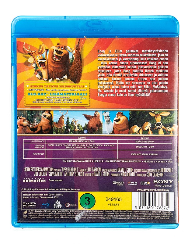Karvakamut 3 - Blu-ray - Blu-ray-levyt - 10105550381 - 1