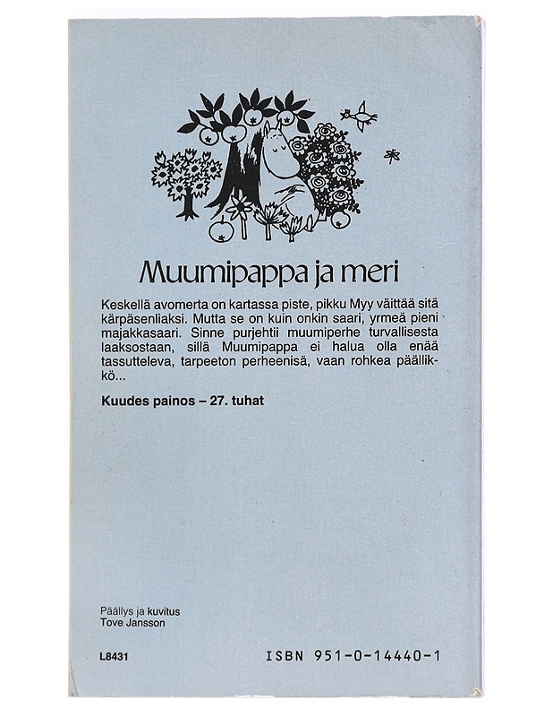 Muumipappa ja meri - Jansson, Tove - Lastenkirjat - 10105550418 - 1